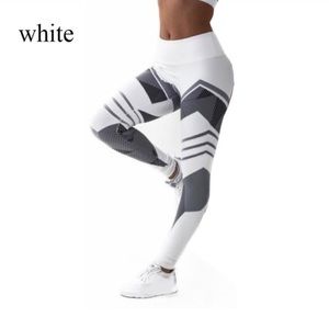 SOLD White Leggings High Waist Yoga Pants